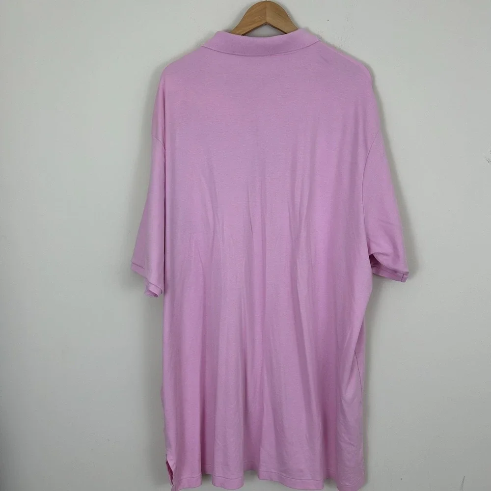 Polo Ralph Lauren Polo Shirt Pink Pony Soft Short Sleeve Performance Mens 4XLT